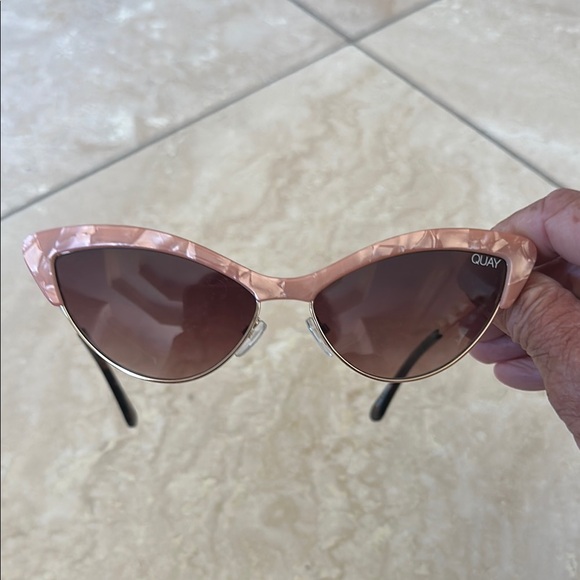 Quay Australia Pink Retro Cat-Eye Sunglasses - Picture 5 of 8